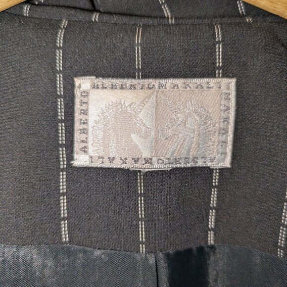 Pin Stripe Tie Lined Jacket - Picture 2 of 5